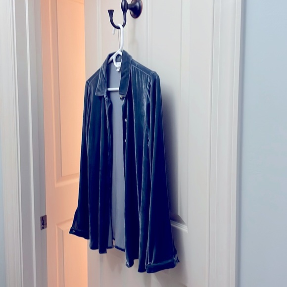 J Jill XS NAVY VELVET - Picture 1 of 3